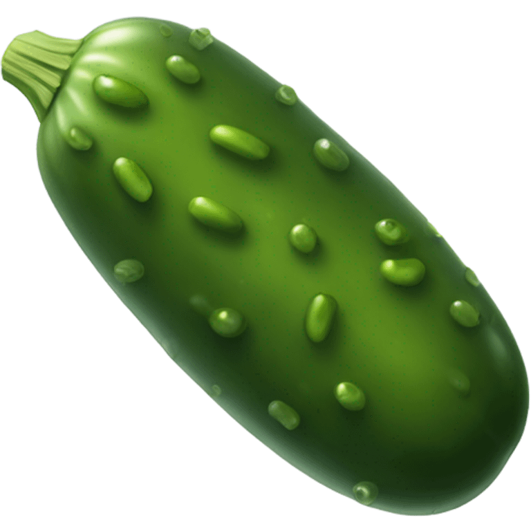 A pickle emoji