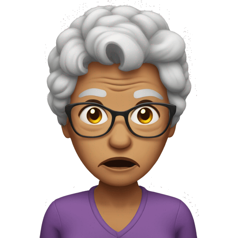 granmother angry emoji