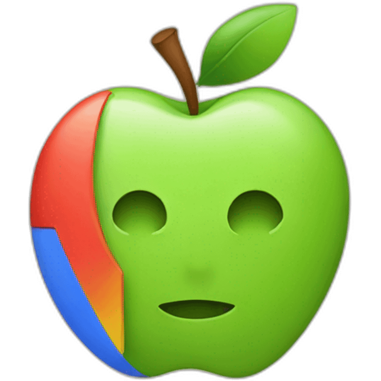 apple and google logo combined emoji