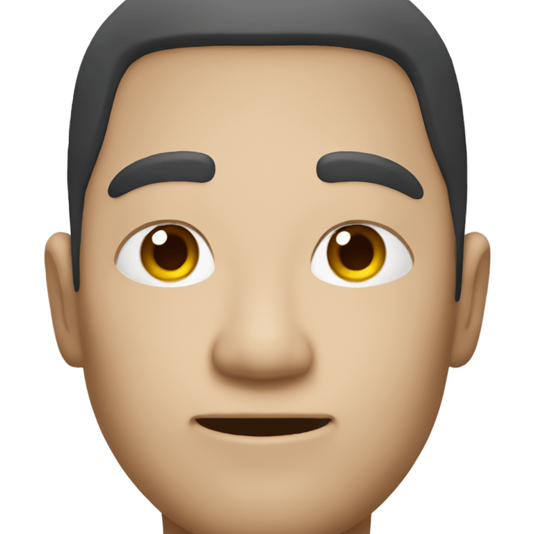 Make a Chinese man with his eyes closed emoji