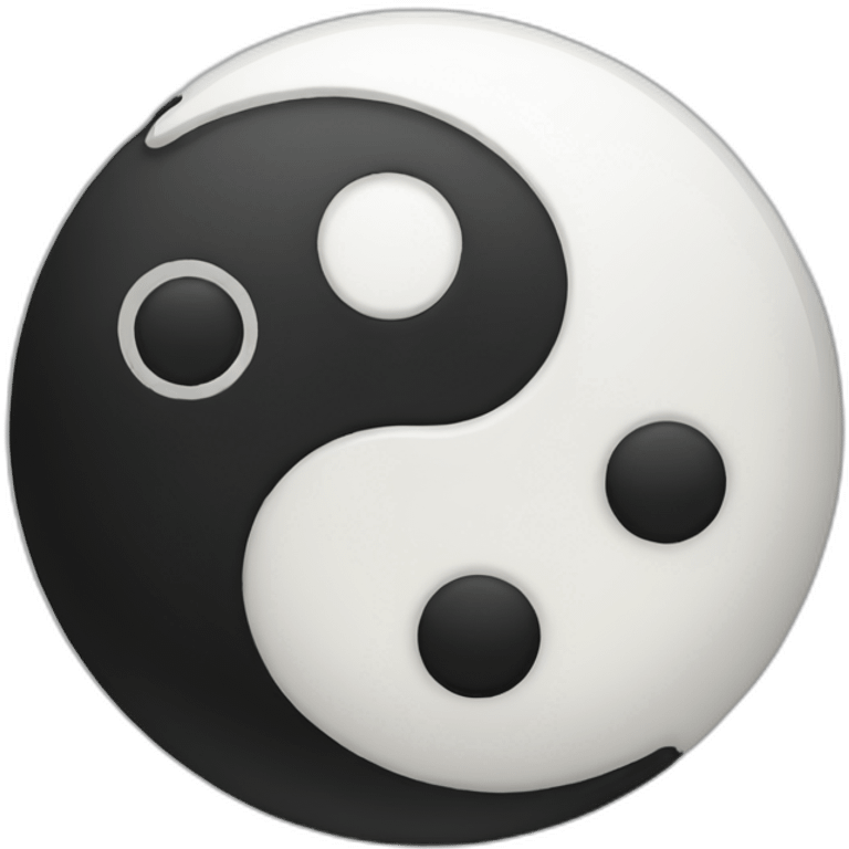 Ying yang emoji