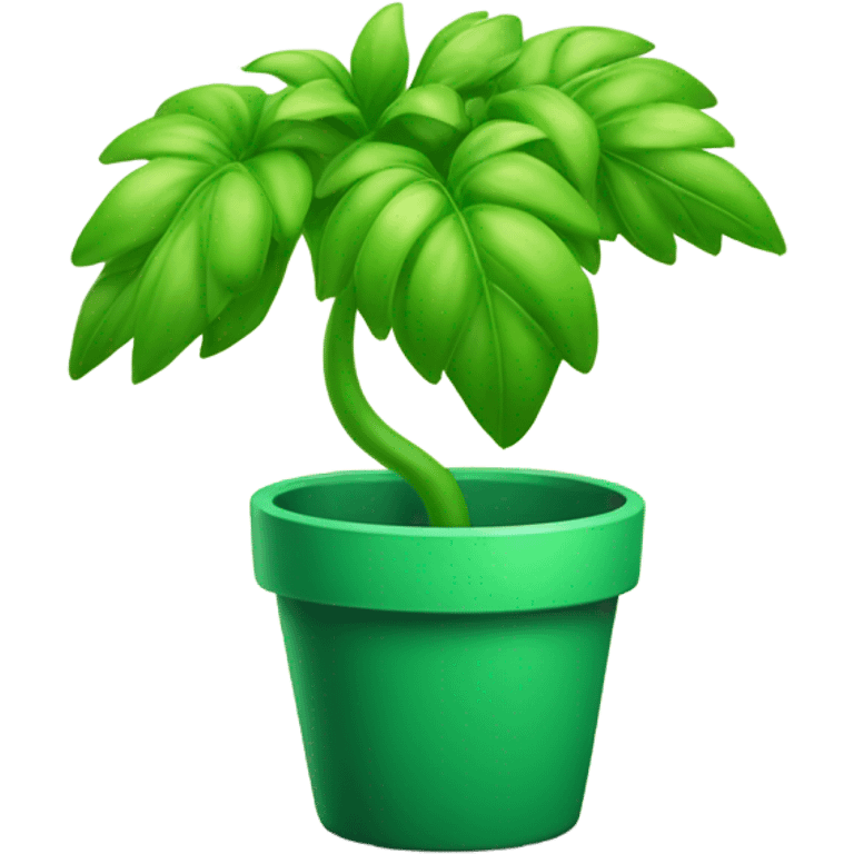 Planta sonrriente  emoji