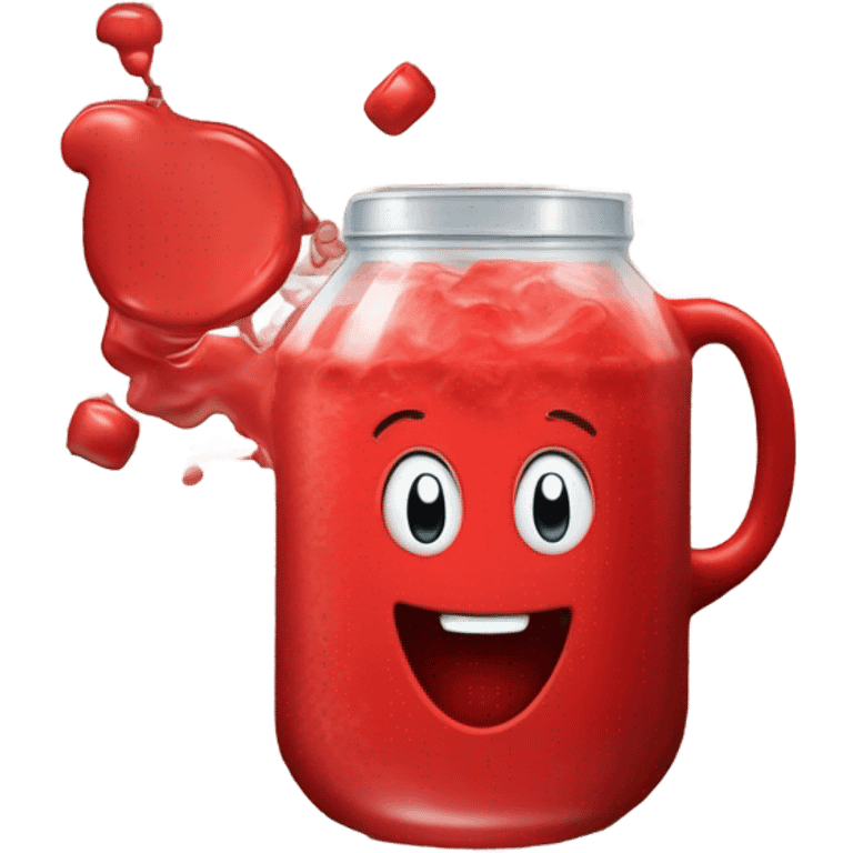 Koolaid  breaking through wall ovarie emoji