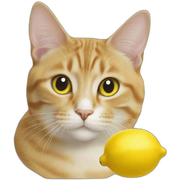 lemon cat emoji