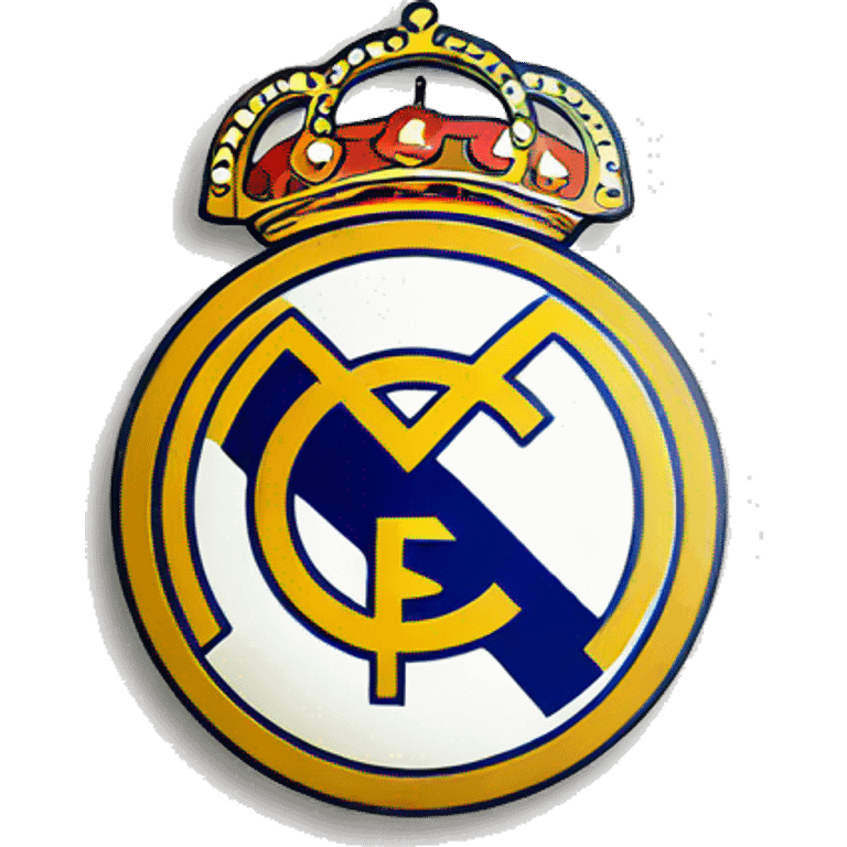 Real Madrid logo football club emoji