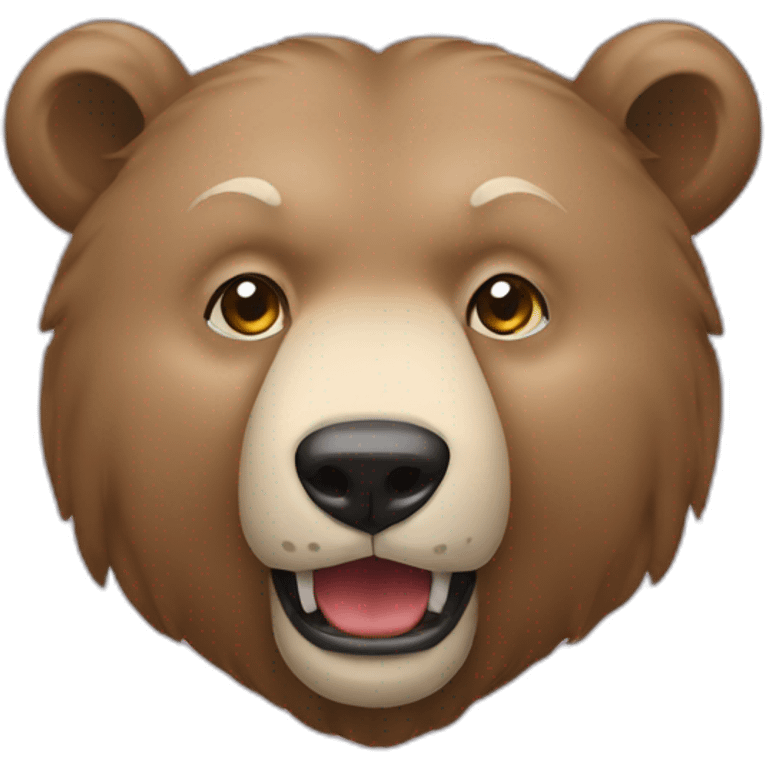 Louttre sur un ours emoji