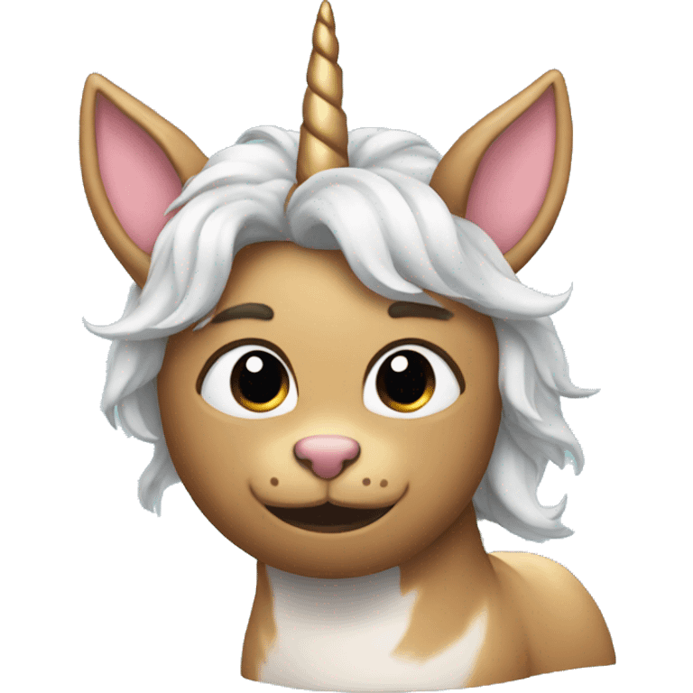 unicorn with cat ears emoji