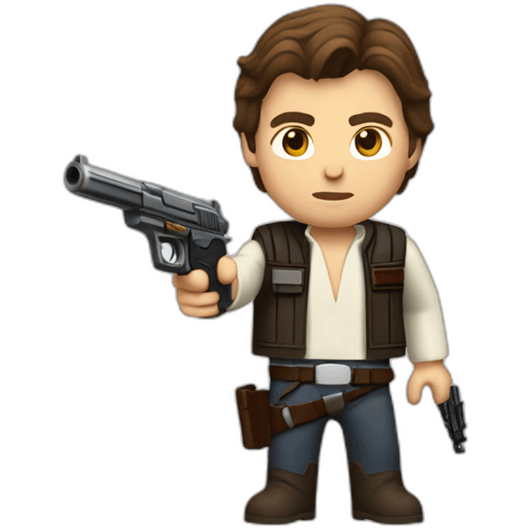 Han Solo with a gun emoji