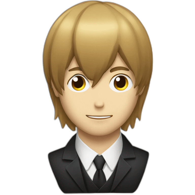 Yagami light face emoji