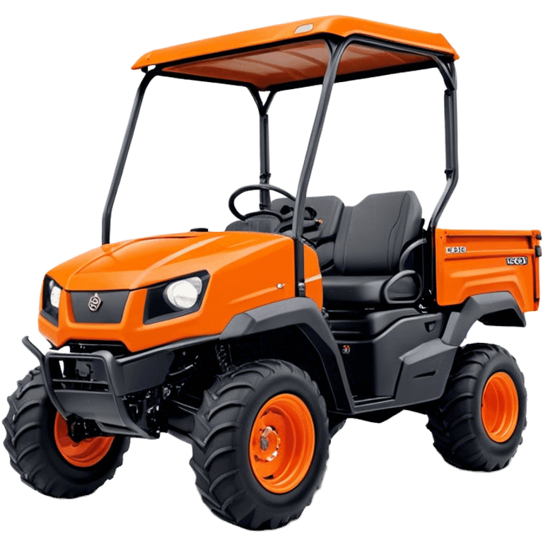 Farm Utility Vehicle (UTV) - Kubota RTV-XG850 (Model Year: 2021) (Iconic colour: Orange) emoji