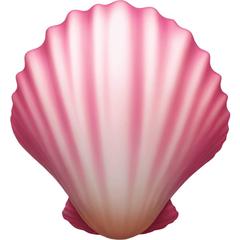 Pink seashell emoji