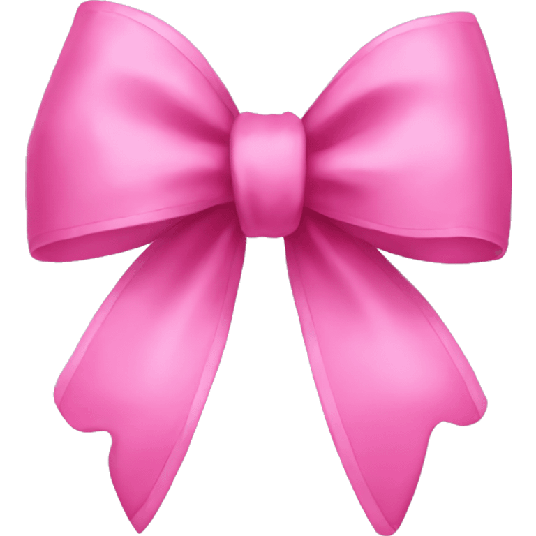 Pink bow  emoji