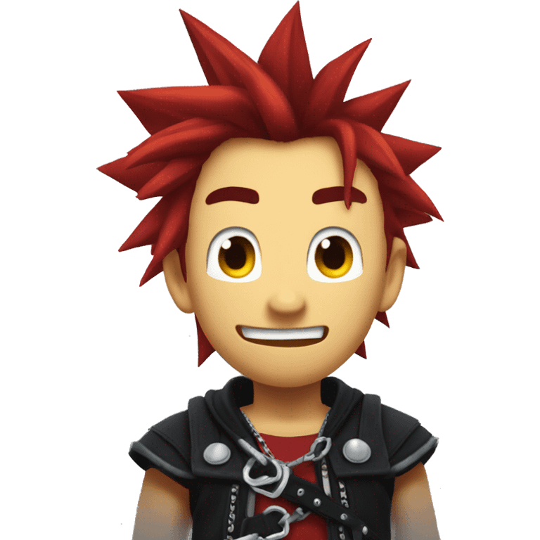 Axel from Kingdom hearts saying "TWO?!" emoji