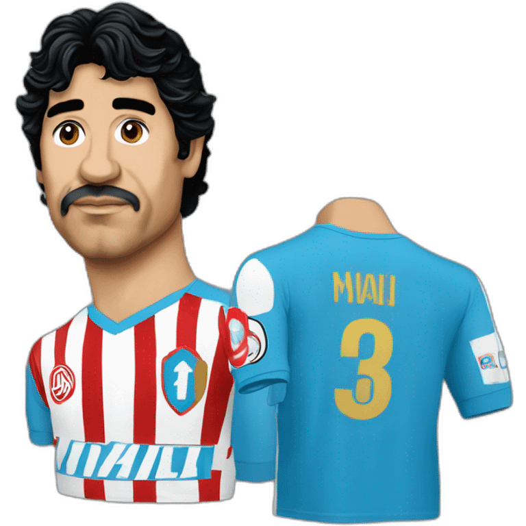 Maradona maillot Napoli emoji