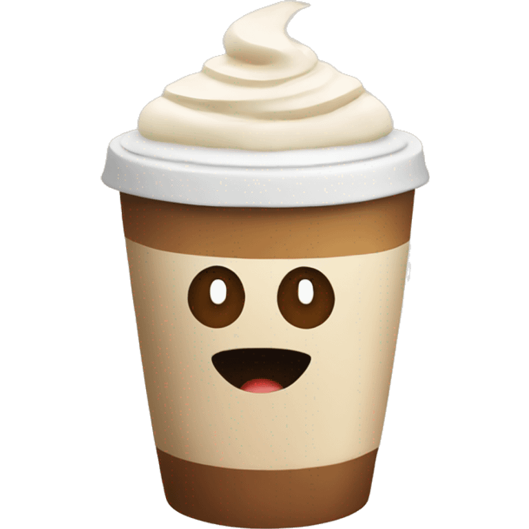 Drinking a latte emoji