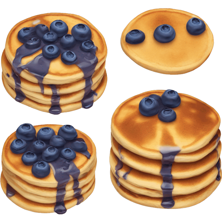 Blueberry Pancakes emoji