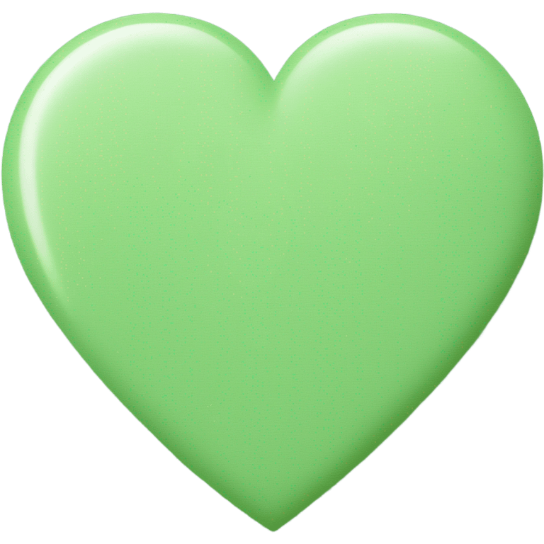 Sage green heart emoji