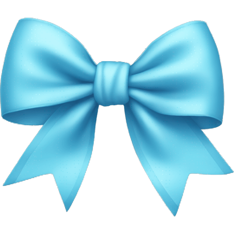 Light blue bow emoji