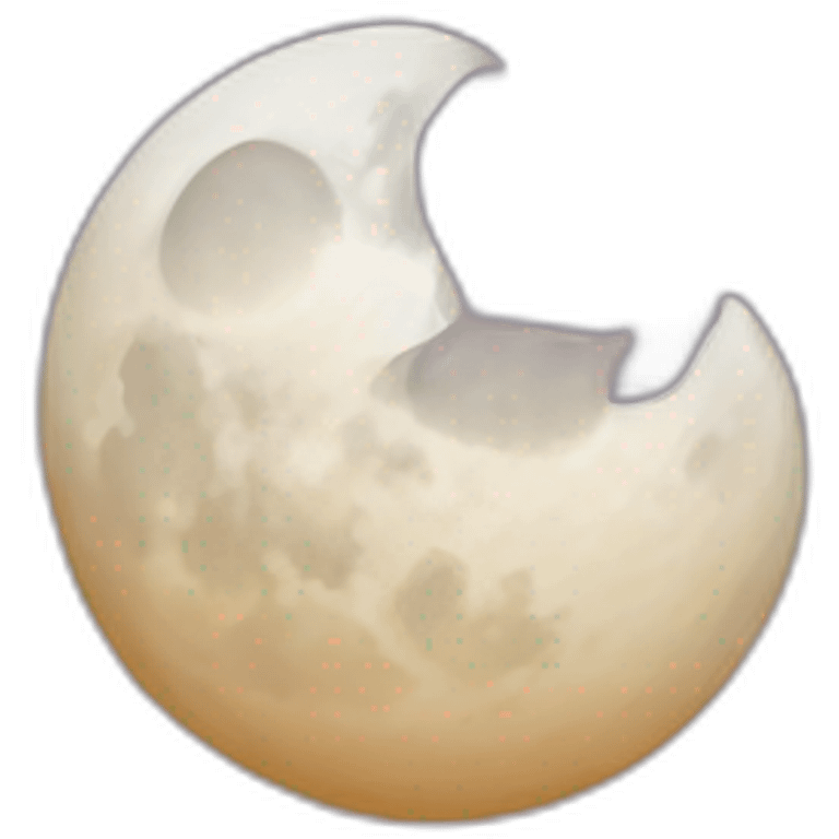 so la lune emoji