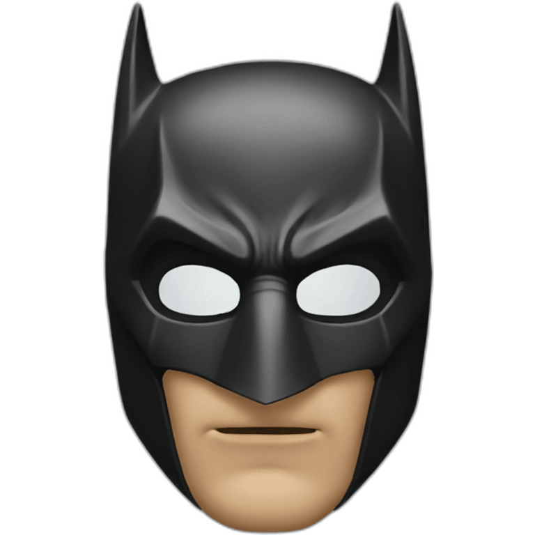 Batman mask emoji