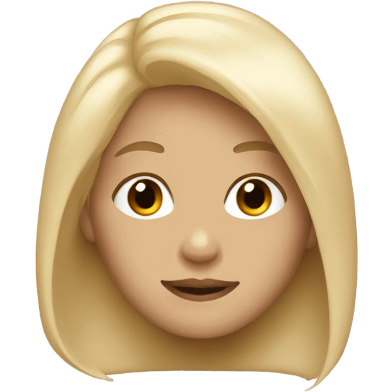 beige hair emoji