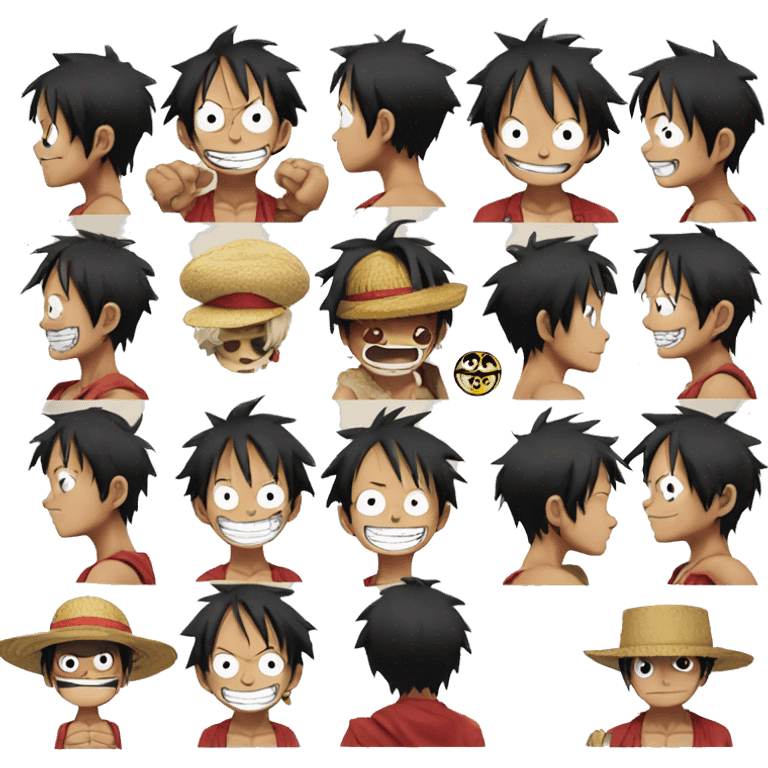 luffy from one piece  emoji