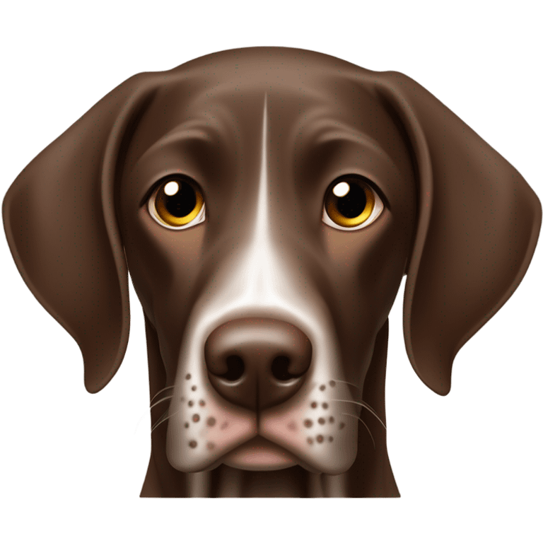 Brown German Shorthair Pointer  emoji