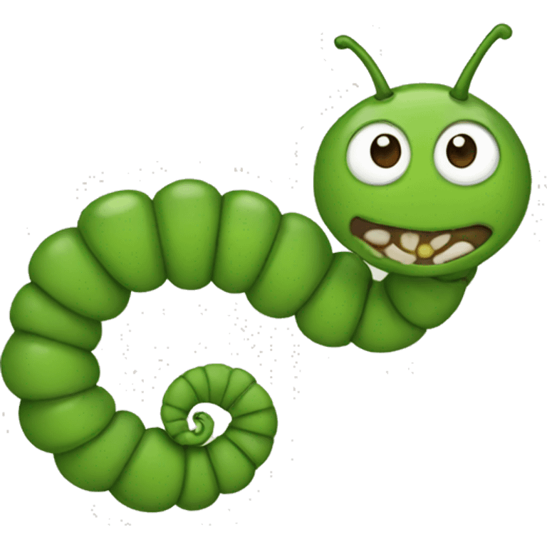 inchworm  emoji