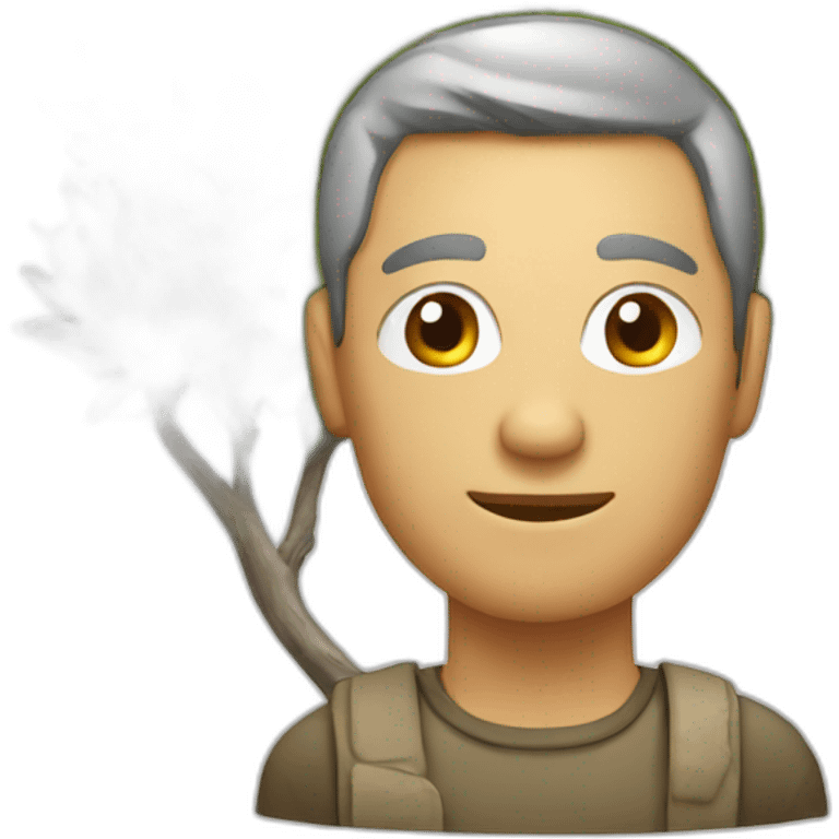 man with olive tree emoji