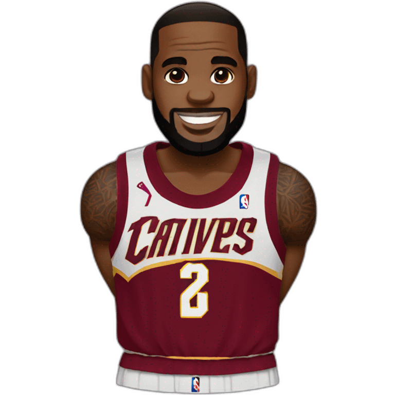 Lebron James kawaii cute emoji