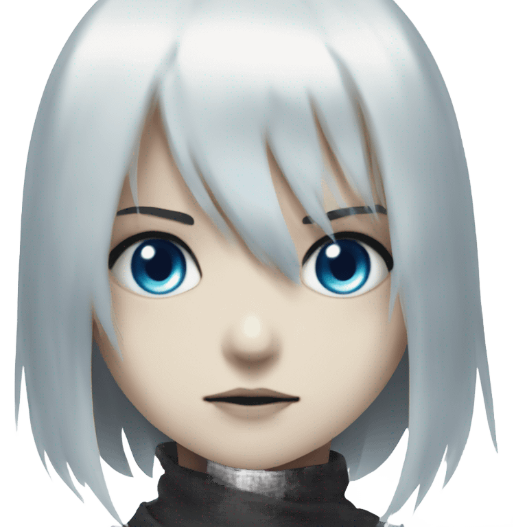 Nier: Automata 2b blue eyes
 emoji