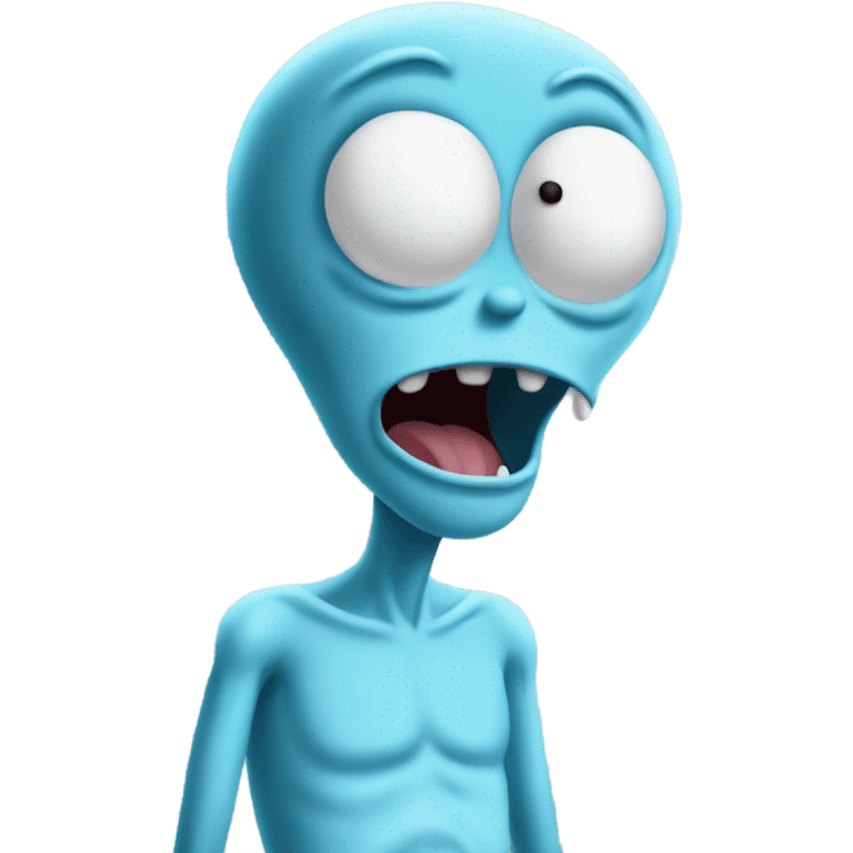 PORFA HAZME 20 EMOJIS DE SR.MEESEEKS DE RICK Y MORT emoji