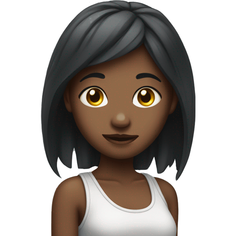 Girl with face piercings  emoji