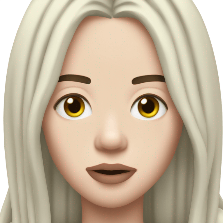 billie eilish red roots emoji