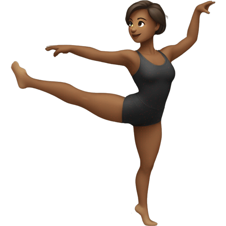 calisthenics dance, female, dance, club, rods, clubs emoji