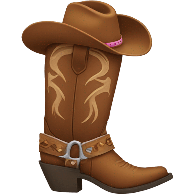 Cowgirl boots emoji