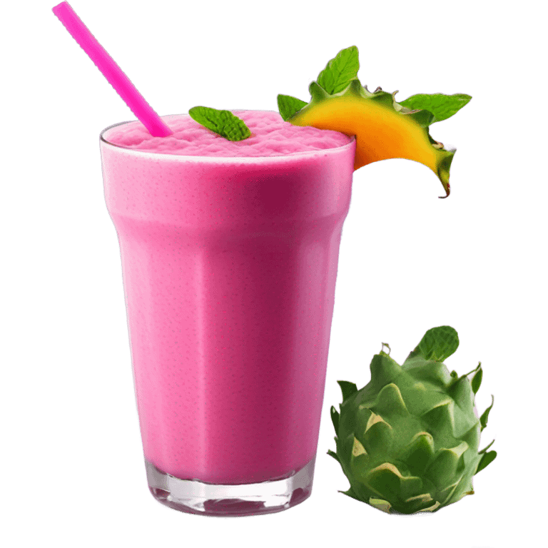 Dragon fruit smoothie  emoji