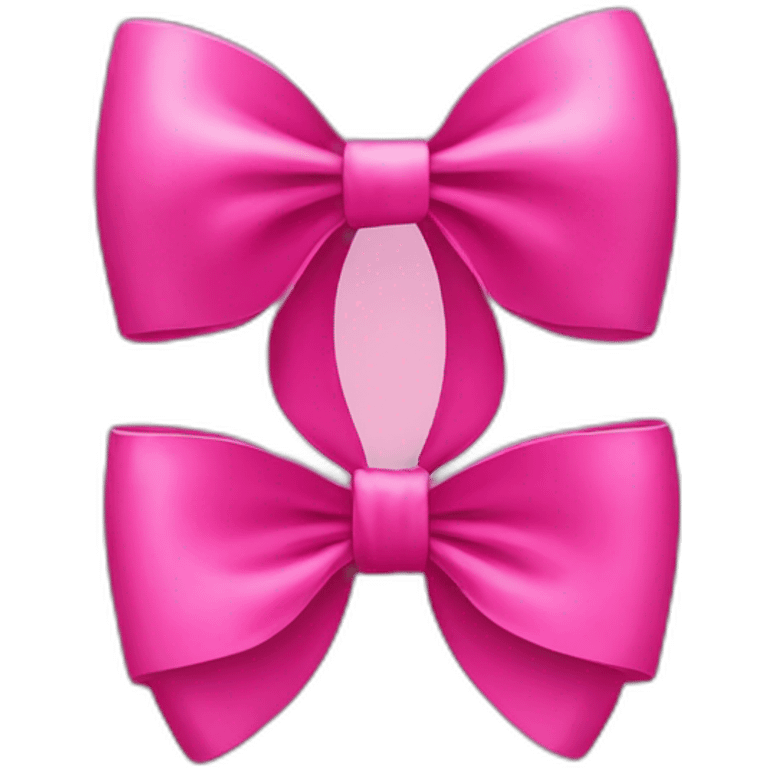 hot pink bow emoji