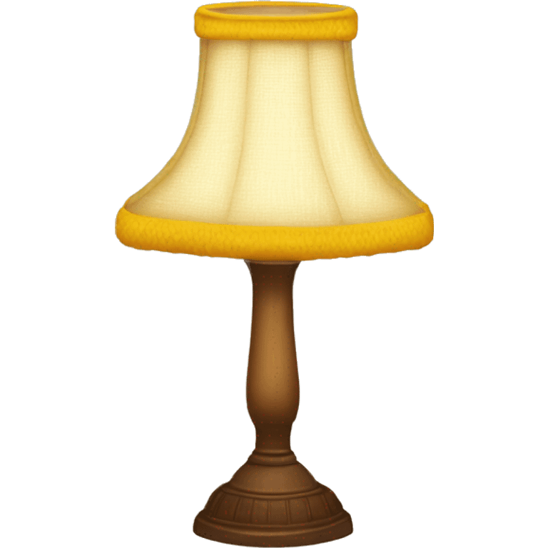 Leg lamp from a Christmas story emoji