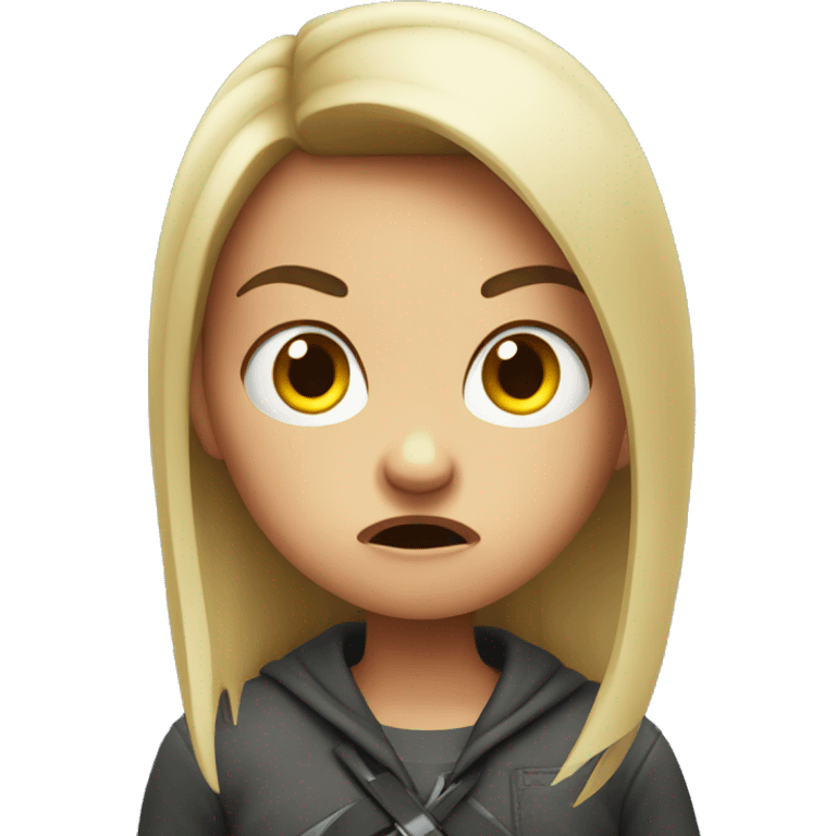 angry girl emoji