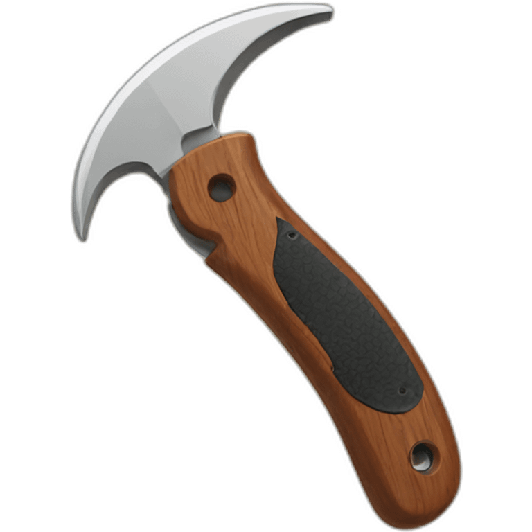 Wooden karambit  emoji