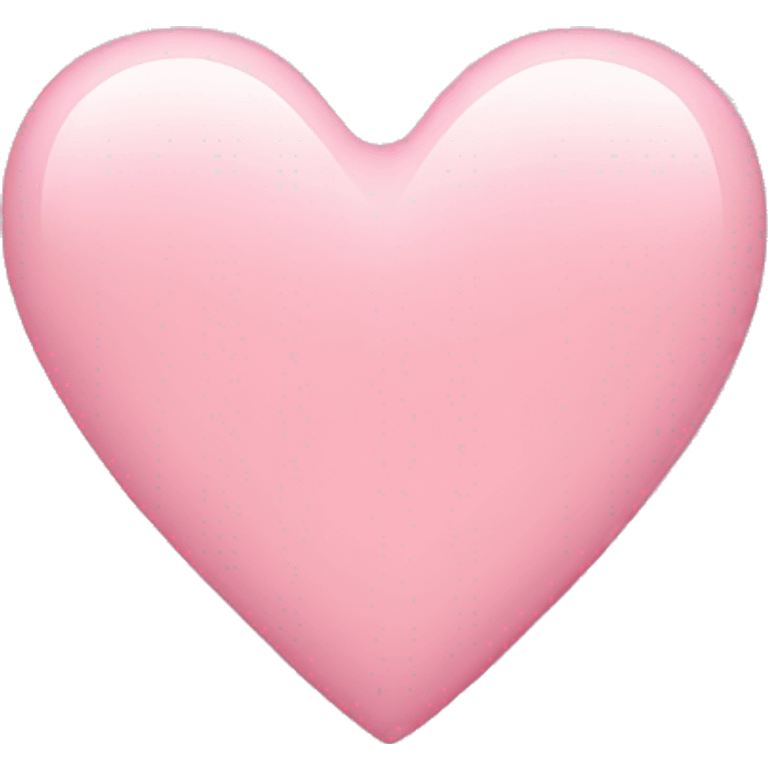 Light pink heart emoji emoji