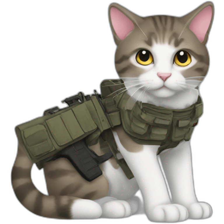 cat gunner emoji