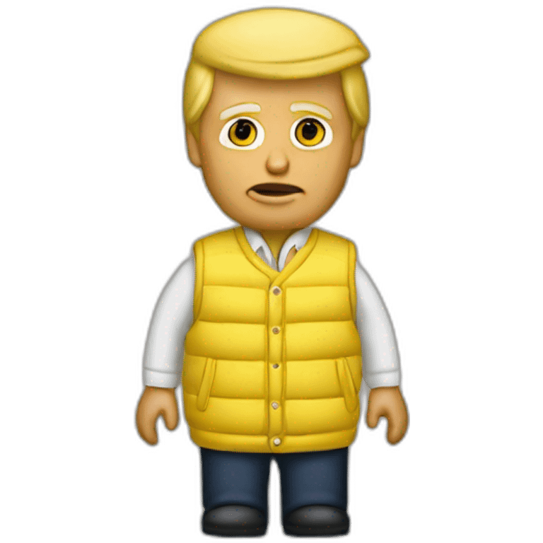 gilet jaune donald trump emoji