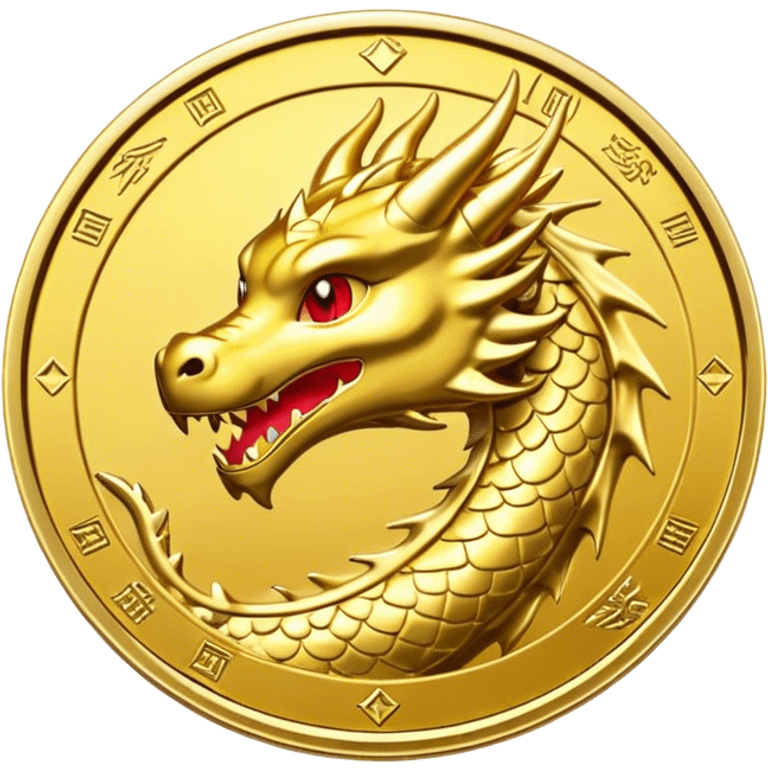 Dragon coin emoji