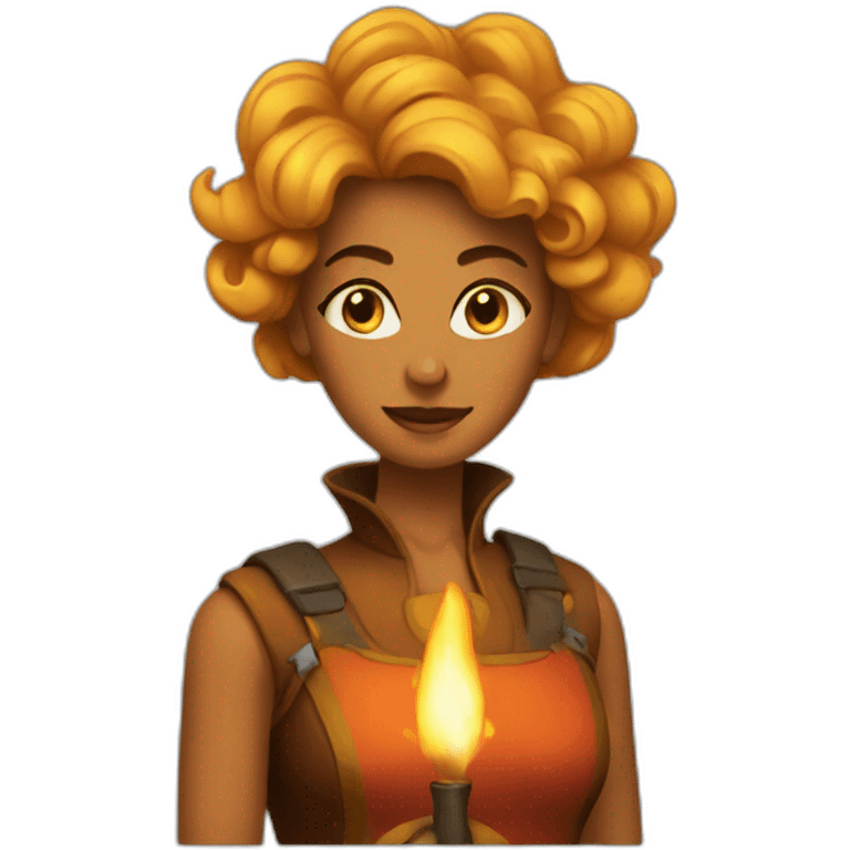 Torchlady emoji