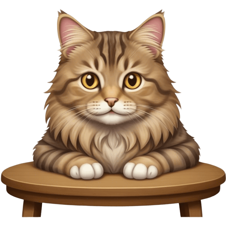 Table cat emoji