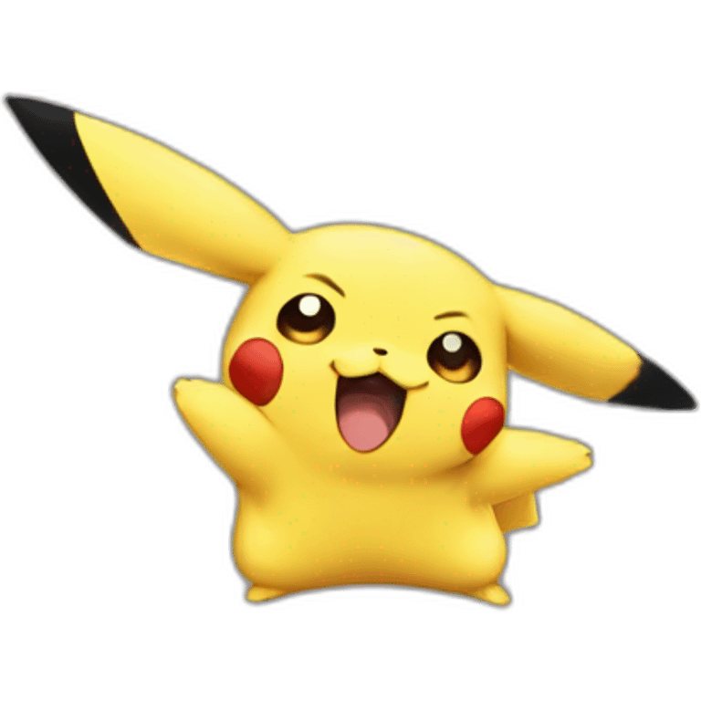 pikachu crying for laughing emoji