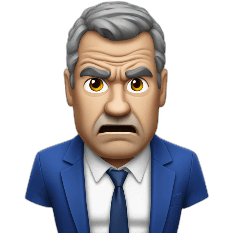 Chelsea FC Manager angry emoji