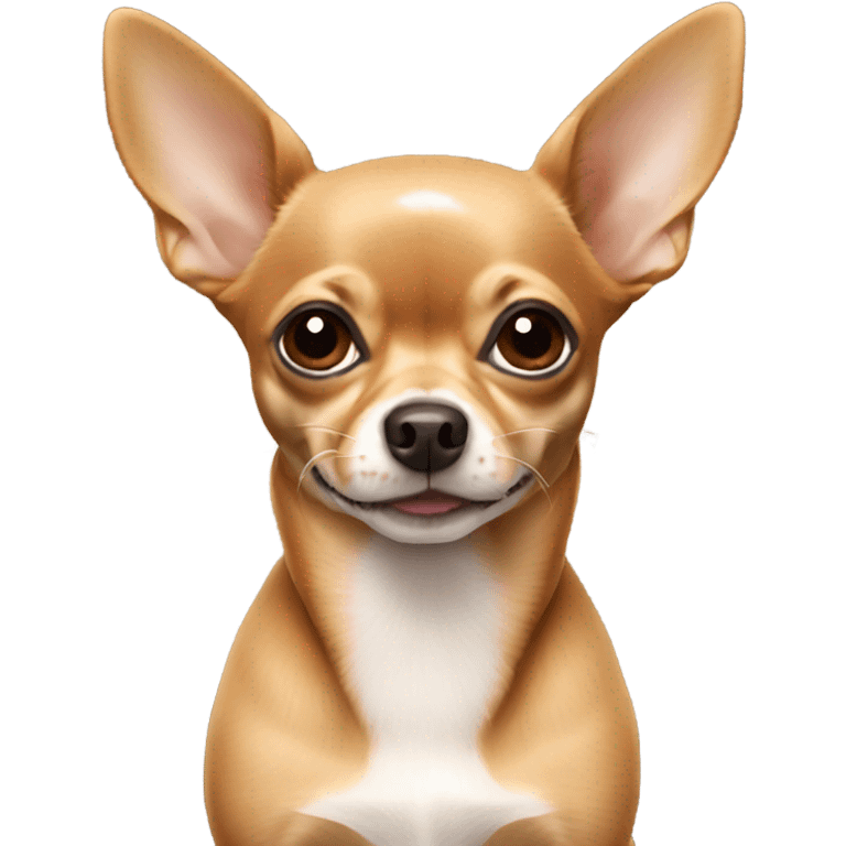 Realistic brown chihuahua  emoji